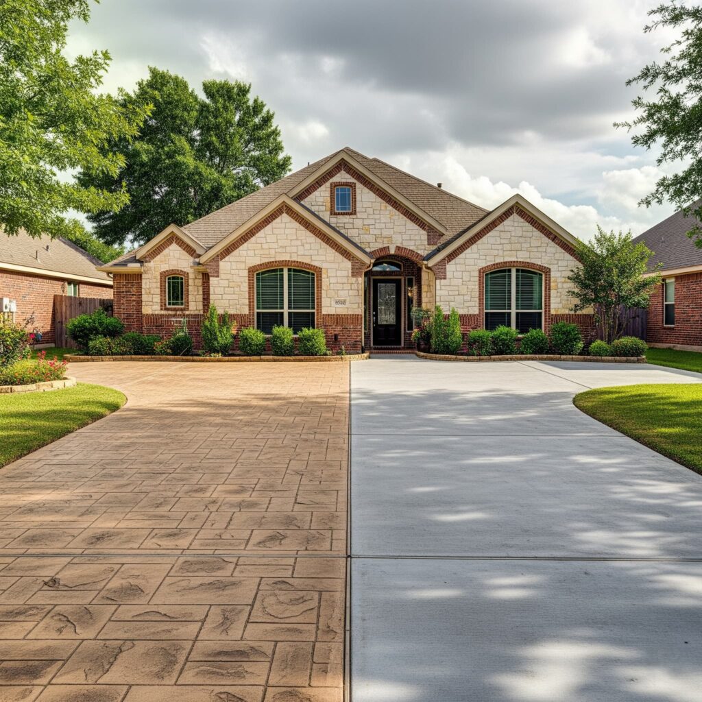concrete driveway grand prairie