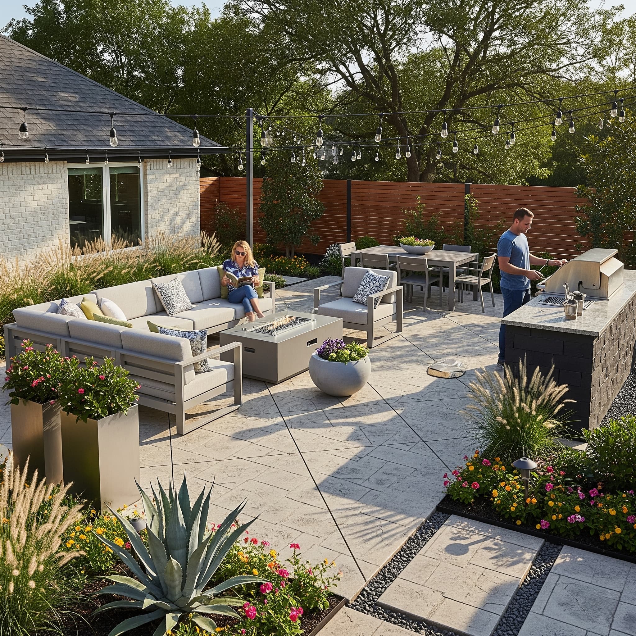 concrete patio grand prairie