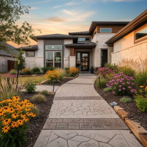 concrete walkway grand prairie