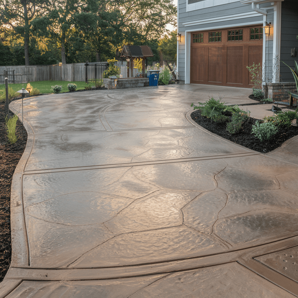 stamped concrete grand prairie
