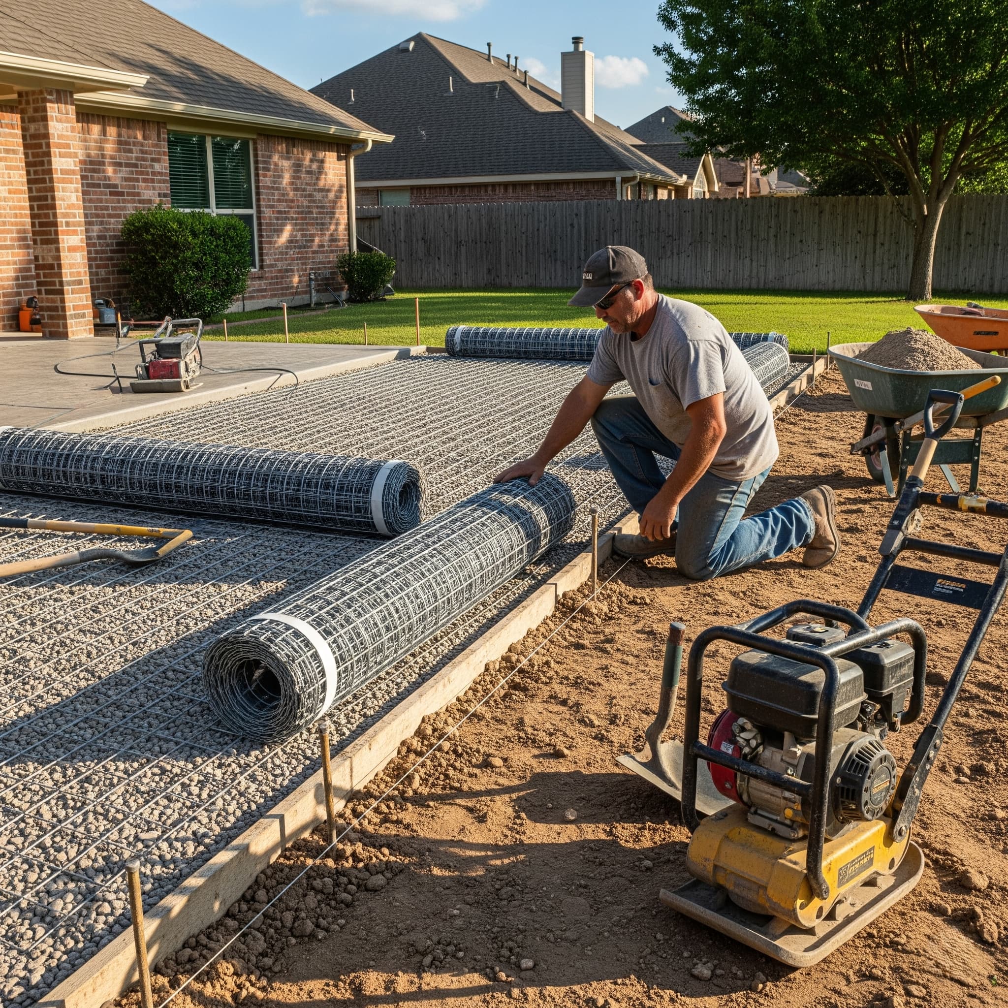 stamped concrete patio grand prairie