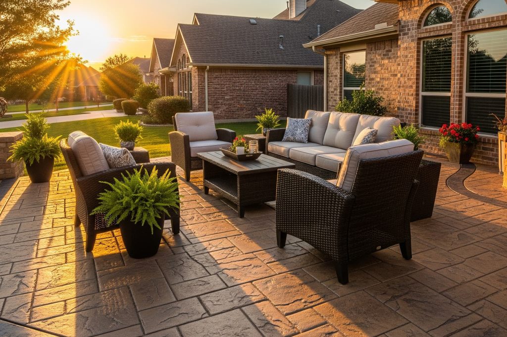 Stamped Concrete stamped concrete grand prairie